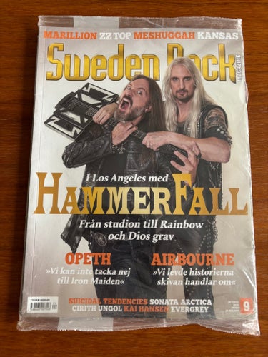 Sweden Rock Magazine Hammerfall 2016