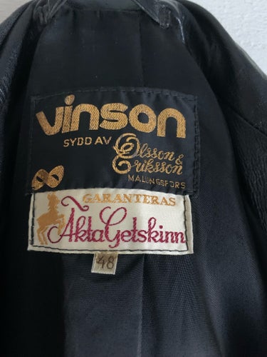 Vinson svart jacka, storlek 48