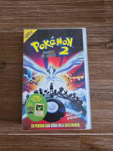 Pokémon 2 Ensam är Stark VHS