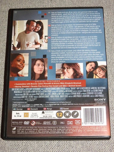 Smashed DVD Drama Mary Elizabeth Winstead Aaron Paul Octavia Spencer