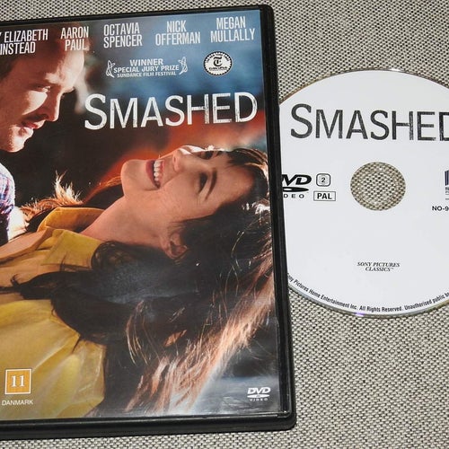 Smashed DVD Drama Mary Elizabeth Winstead Aaron Paul Octavia Spencer