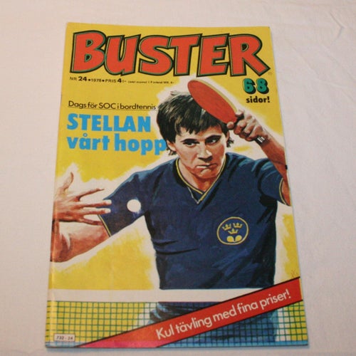 Buster - 1978 - NR 24 - Stellan Bengtsson, Benny Guldfot, Twisty, Super-Mac