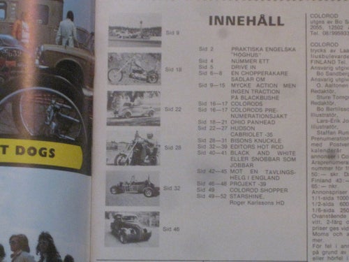 Colorod Nr 10 1973 Projekt Ford 1939 Hudson HD Knucklehead