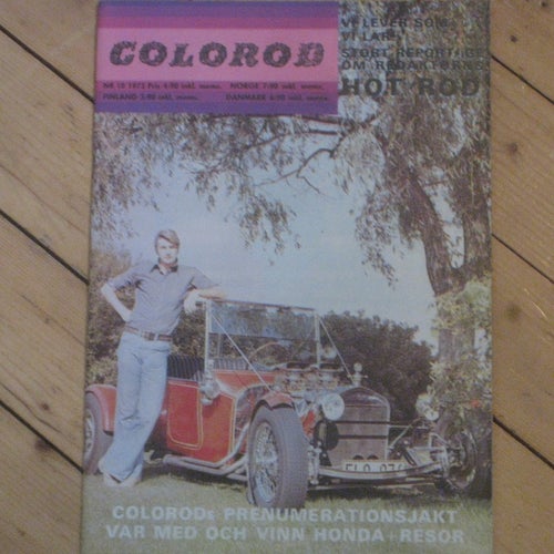 Colorod Nr 10 1973 Projekt Ford 1939 Hudson HD Knucklehead