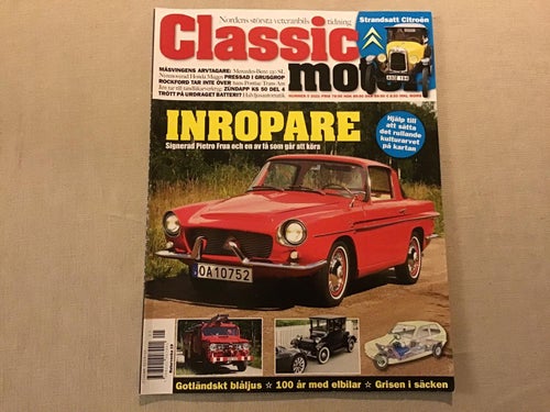 CLASSIC MOTOR NR 5 2021 100 ÅR MED ELBIL,LLOYD,RELIANT,PONTIAC,MERCEDES SL,FLM