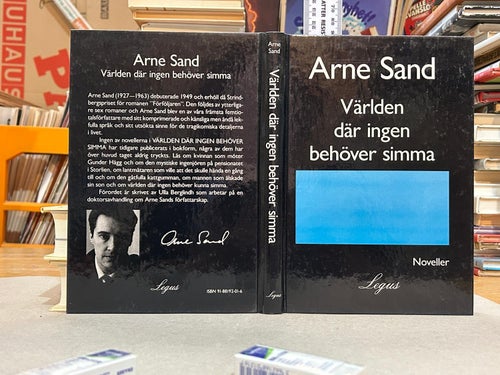 Världen där ingen behöver simma av Arne Sand. bok, Very fine