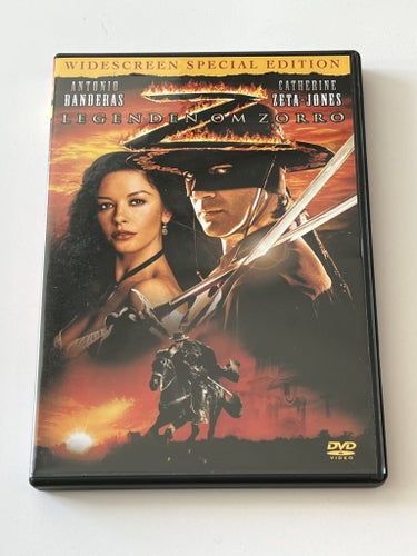 Legenden om Zorro (Antonio Banderas & Catherine Zeta-Jones, 2005). Beg. DVD
