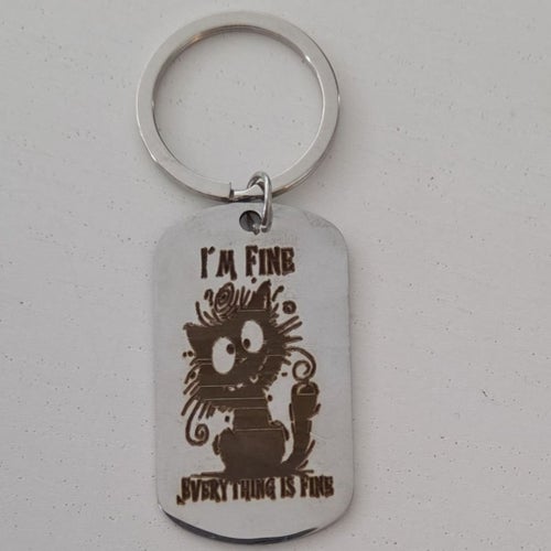 Nyckelring Im Fine everything is fine