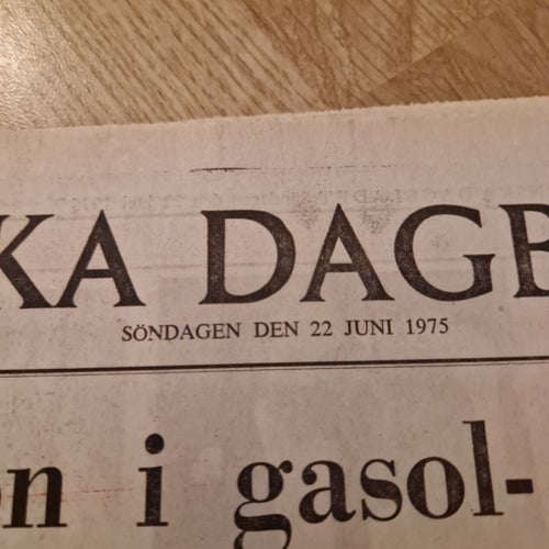 Svenska Dagbladet Söndagen den 22 Juni 1975