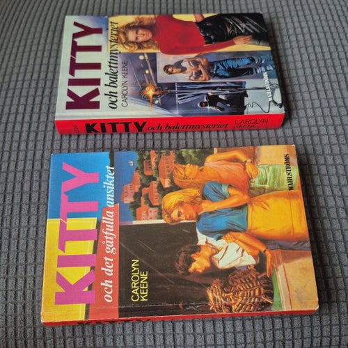 Kitty och det gåtfulla ansiktet och Kitty och balettmysteriet av Carolyn Keene
