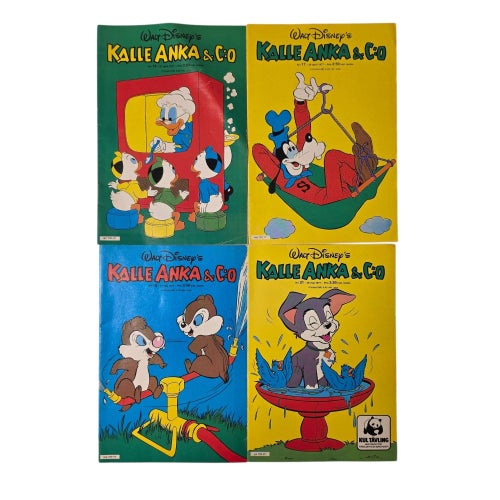Kalle Anka & Co Serietidningar - 12 st 1977