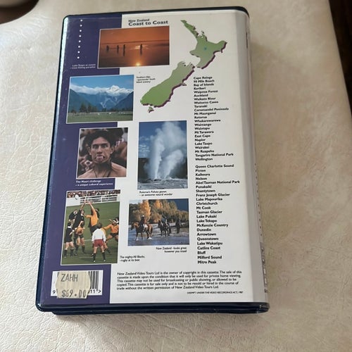 New Zealand Video Tours - Coast to Coast VHS PAL