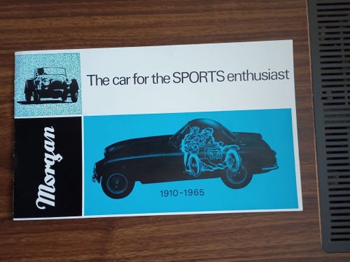 Morgan broschyr 1965 * Sportvagnsimporten Göteborg