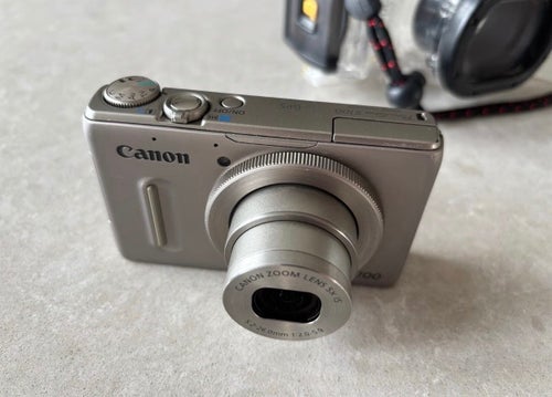 Canon PowerShot S100 & Canon WP-DC43 Undervattenhus
