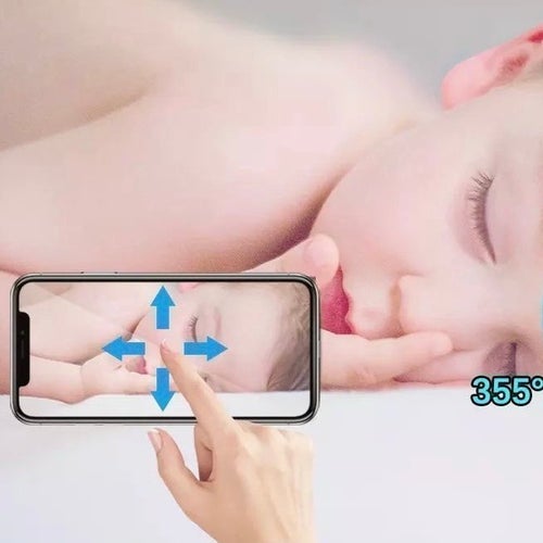 Tuya WiFi Baby Monitor Kamera Smart övervakningskamera FHD Hund & Katt Vakt