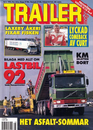 Trailer 1992-8 Volvo FL10 4X4 Brandbil Stor Test..Truck Race