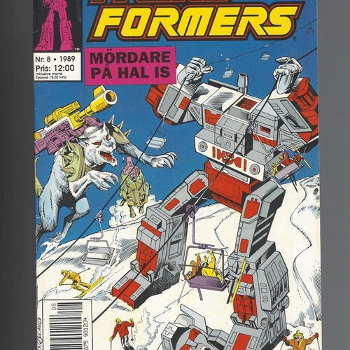 Transformers 8 1989 skick vf