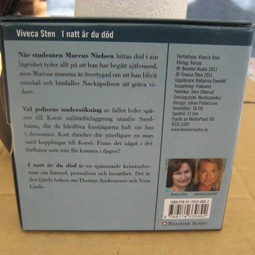 Viveca Sten: I natt är du död (10 CD)