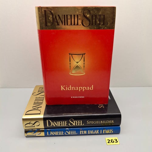 Danielle Steel x3 Bokpaket med hårdpärm - Se bilder för titlar