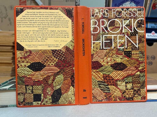 Brokigheten av Lars Forssell. Bok. Very good plus, BM