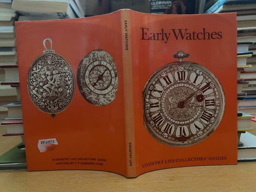 Early watches by T. P. Camerer Cuss, bok, Very Fine plus