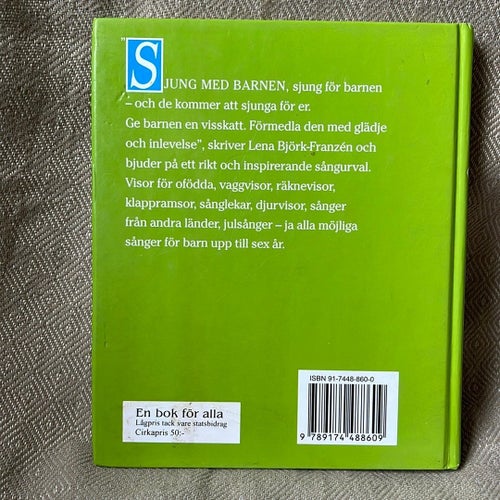 Barnens Sångbok av Lena Björk-Franzén, 1997