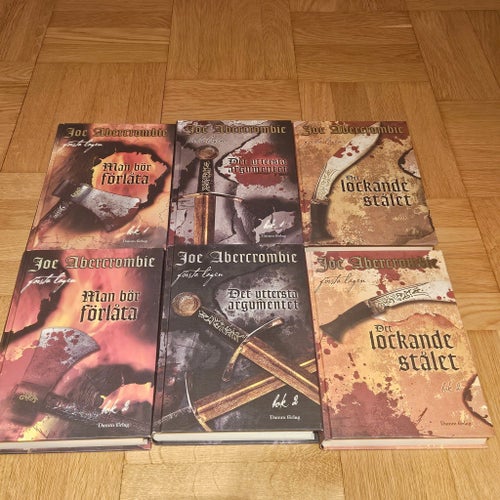 Första lagen av Joe Abercrombie, Alla böcker