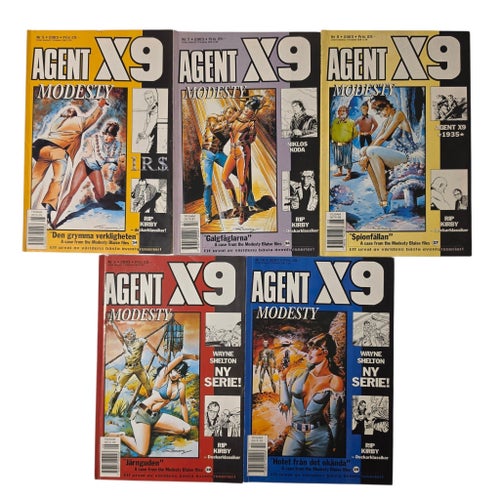 Agent X9 Serietidningar - 10 st 2003-2005