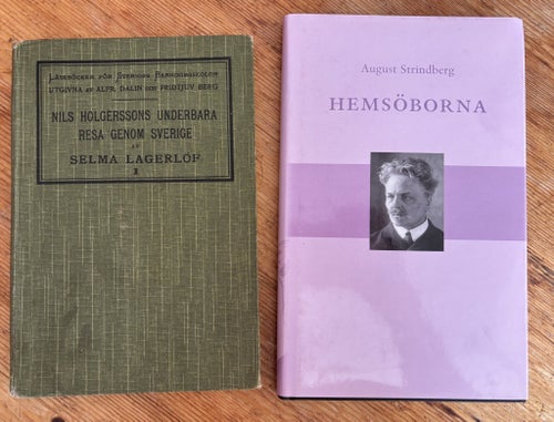 Selma Lagerlöf 1907 Nils Holgersons samt Hemsöborna av August Strindberg