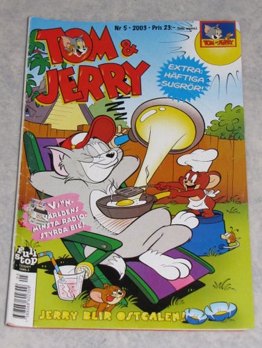Tom & Jerry serietidning nr 5 2003 roliga serier barn tidning samlare retro