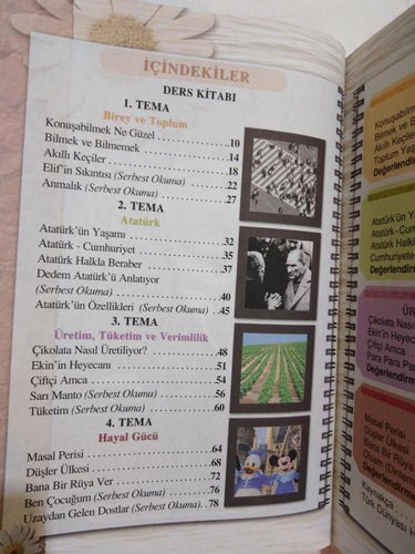 Turkce 3 ders ve calisma kitabi 1. kitap. turkiska. VF+