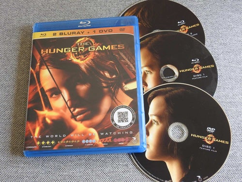 The Hunger Games Bluray + DVD