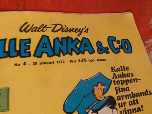 TIDNING, KALLE ANKA & CO, NR 4 - 1972