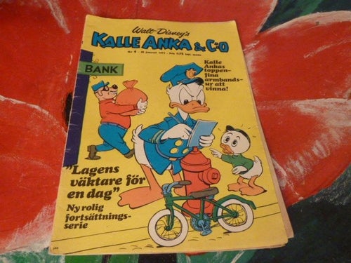 TIDNING, KALLE ANKA & CO, NR 4 - 1972