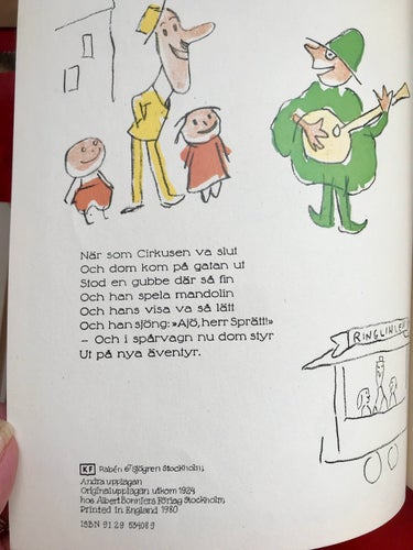 KALLE OCH ULLA OCH SPRÄTTEN Saga av C O Kylberg 1980