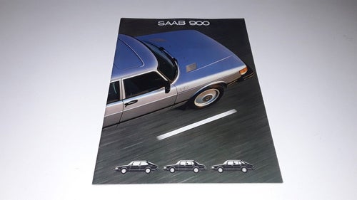 Saab 900 ca 40 sidor tryckt 1980