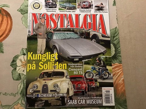 NOSTALGIA NR 10 2023 SOLIDEN,SAAB CAR MUSEUM,CRESCENT,DESOTO,VALDERMARSVIK