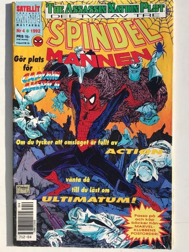 Spindelmannen - 1992:4. VG+