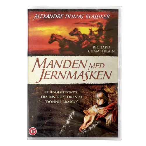 Manden med Jernmasken - Alexandre Dumas Klassiker - Ny Inplastad DVD - Richard C