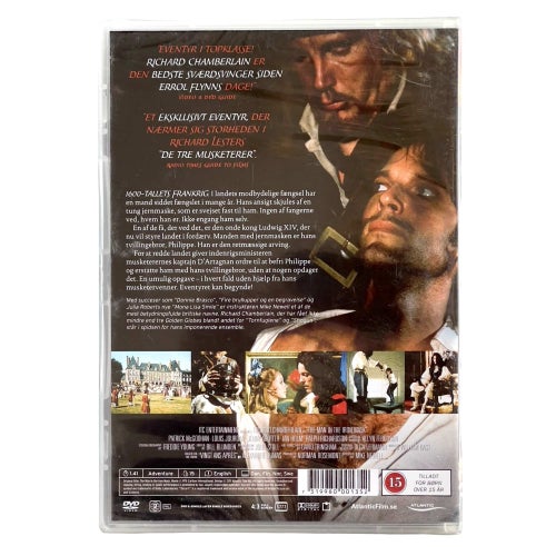 Manden med Jernmasken - Alexandre Dumas Klassiker - Ny Inplastad DVD - Richard C