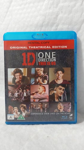 One Direction This is us Blu-Ray (Obs! Ex Rental / Hyr Film)