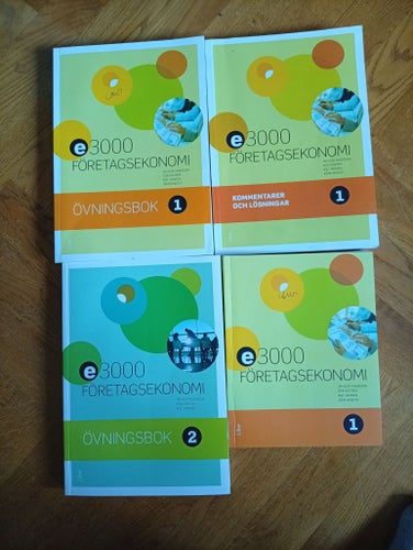 E3000 Företagsekonomi 1 Övningsbok, Kommentarer och lösningar, E3000
