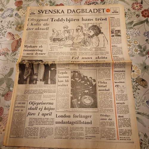 Svenska Dagbladet från 1974