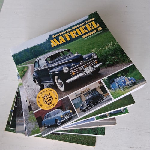 Matrikel nr 11-16 av Motorhistoriska Sällskapet I Sverige