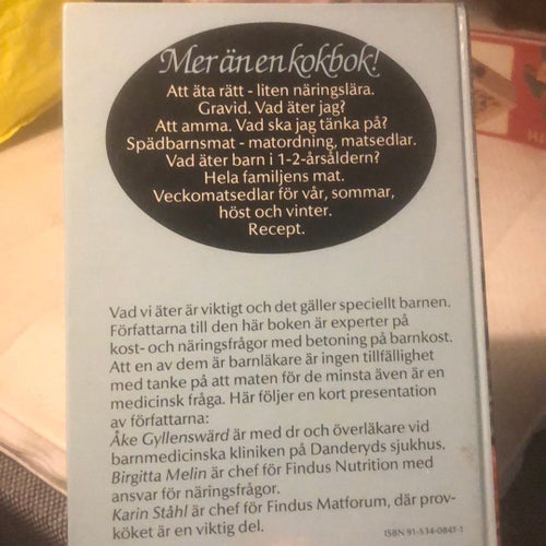Mat för barnfamiljer - Inga Gullenswärd, Birgitta Melin, Karin Stähl