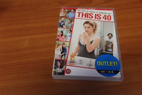 DVD-film: This is 40 (Paul Rudd, Leslie Mann, Jason Segel, Megan Fox)