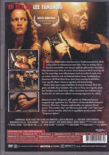 DVD / Krigarens Själ / Temuera Morrison, Rena Owen / Nära Nyskick