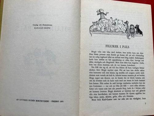 FILURER I PÄLS Margit von Willebrand-Hollmerus 1961