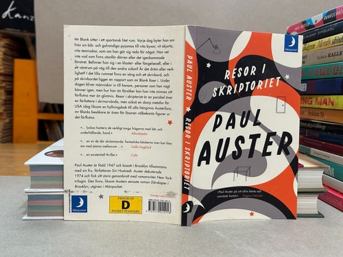 Resor i skriptoriet av Paul Auster, bok, Very Good plus