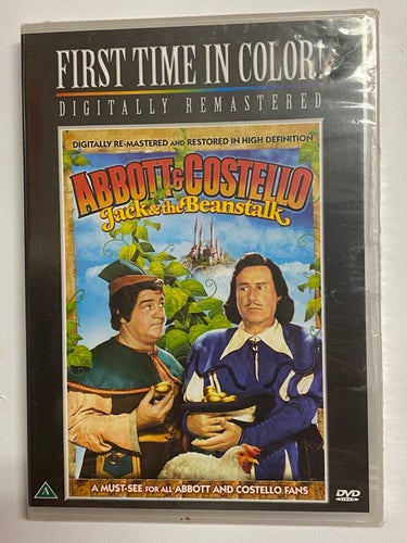 DVD Abbott & Costello - Jack & the Beanstalk INPLASTAD